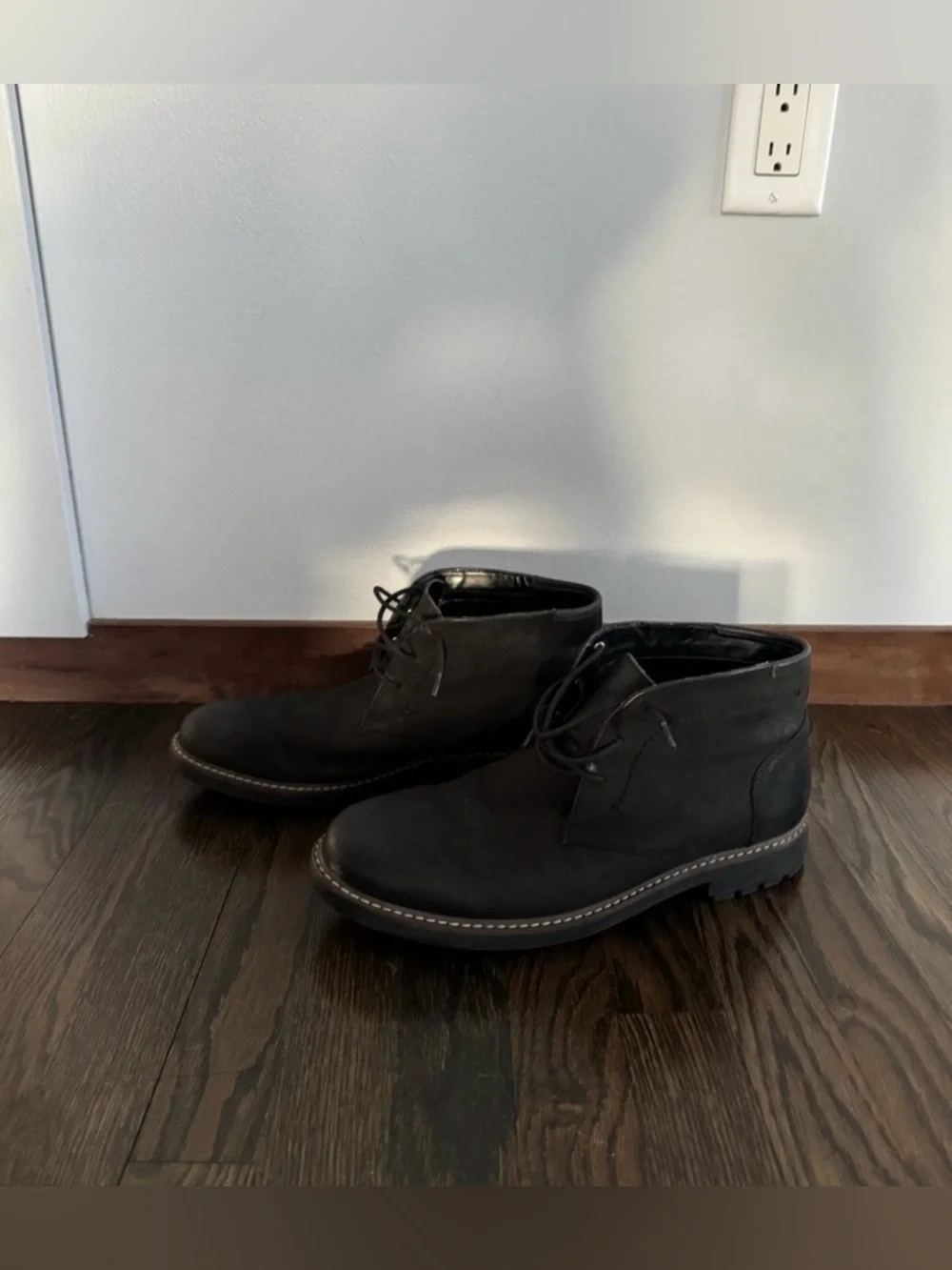 Florsheim Field Black Leather Chukka Boots Men’s Size 12